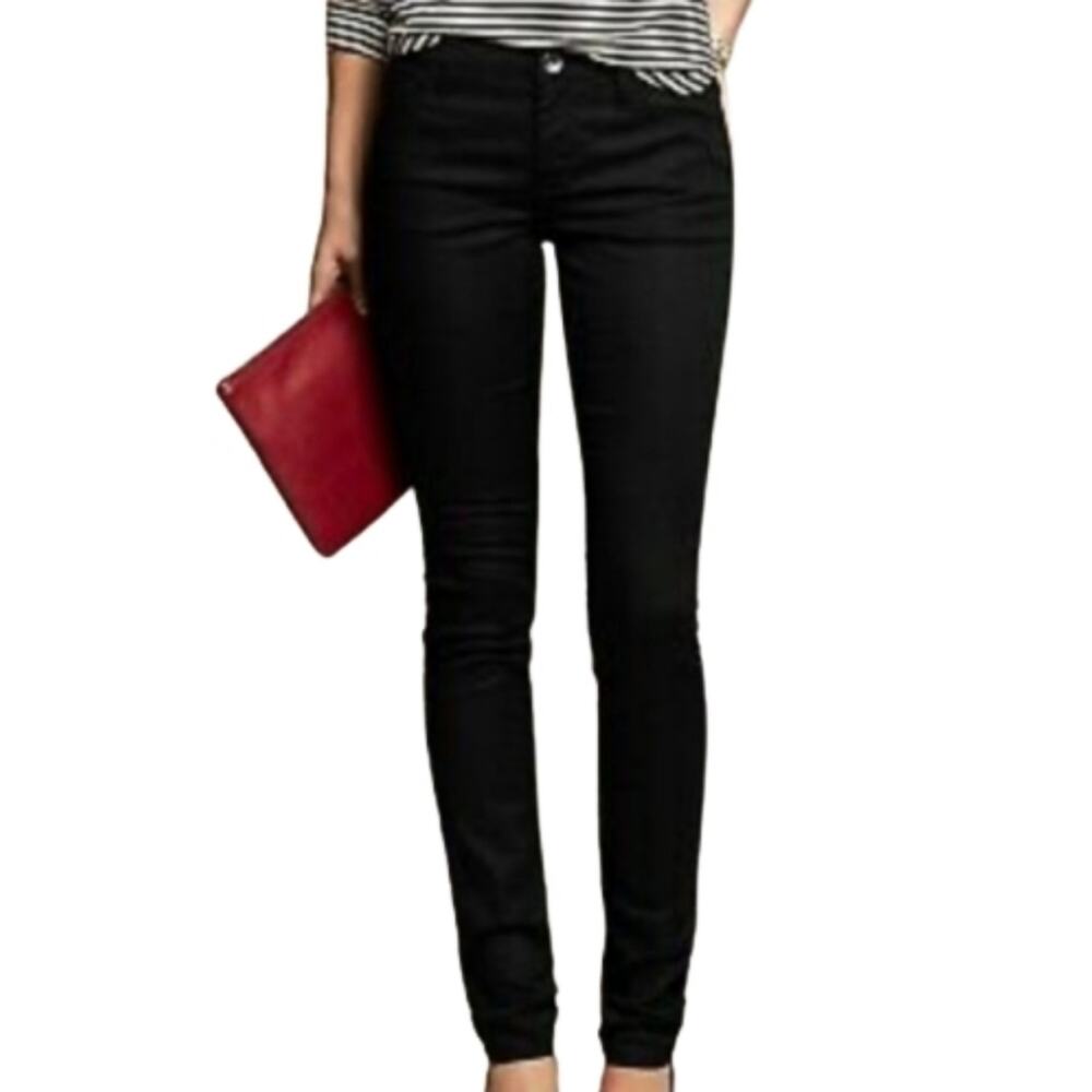 Banana Republic Black Stretch Skinny Jeans 27S